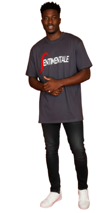 pull sentimtntale à capuche bleu nuit